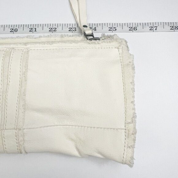 Cigno Nero Jacket Women's EU 40 | US 6 (S) Ivory Leather Moto Biker Buttery Soft - Picture 13 of 15